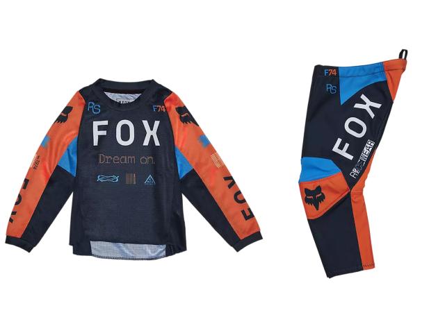 Completo Kids FOX 180 Race - Blu Notte